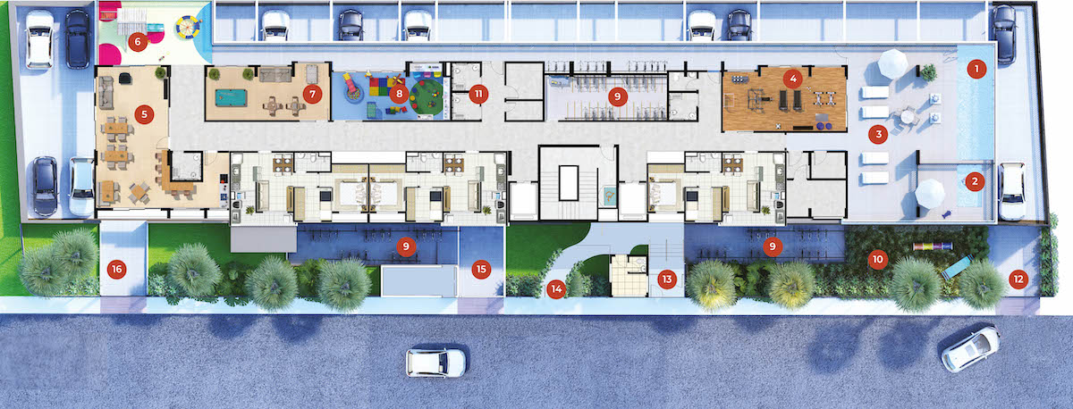 Planta baixa do Residencial Veneza Itaquera